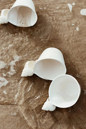 Konkylie Kop af Christina Iversen Studio i creme, keramik Christina Iversen Studio