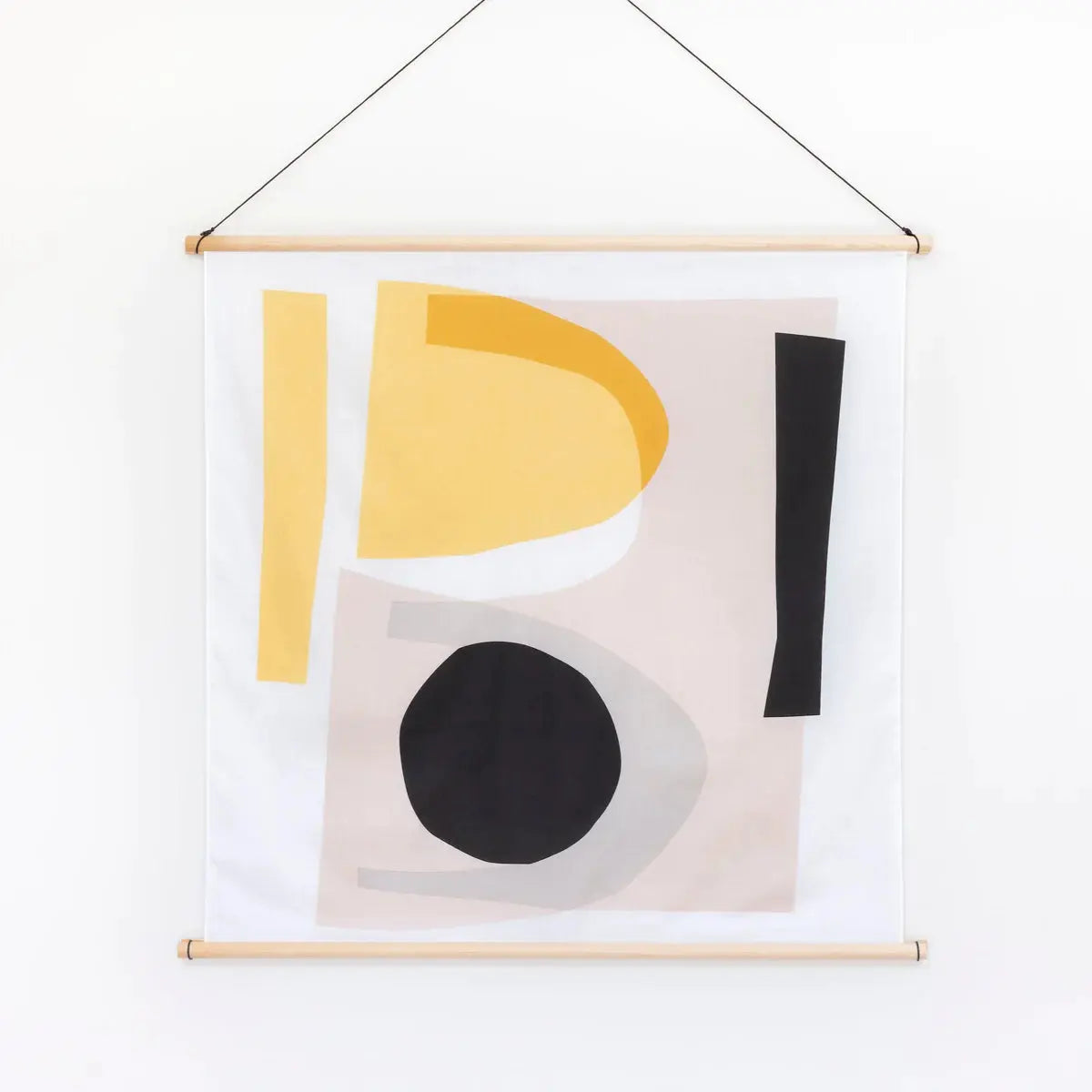 Kopi af Japansk Furoshiki "Arcs" i rød og hvid | 90 x 90 cm Link Collective