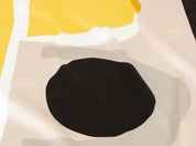 Kopi af Japansk Furoshiki "Arcs" i rød og hvid | 90 x 90 cm Link Collective