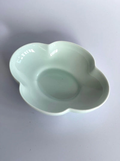 Mizu-Mizu aflang skål | Lys brun eller blåhvid, 11 cm Studio Hafnia