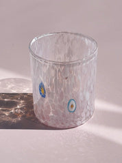 Murano Drikkeglas med flad bund | Pink Murano