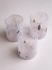 Murano Drikkeglas med flad bund | Pink Murano