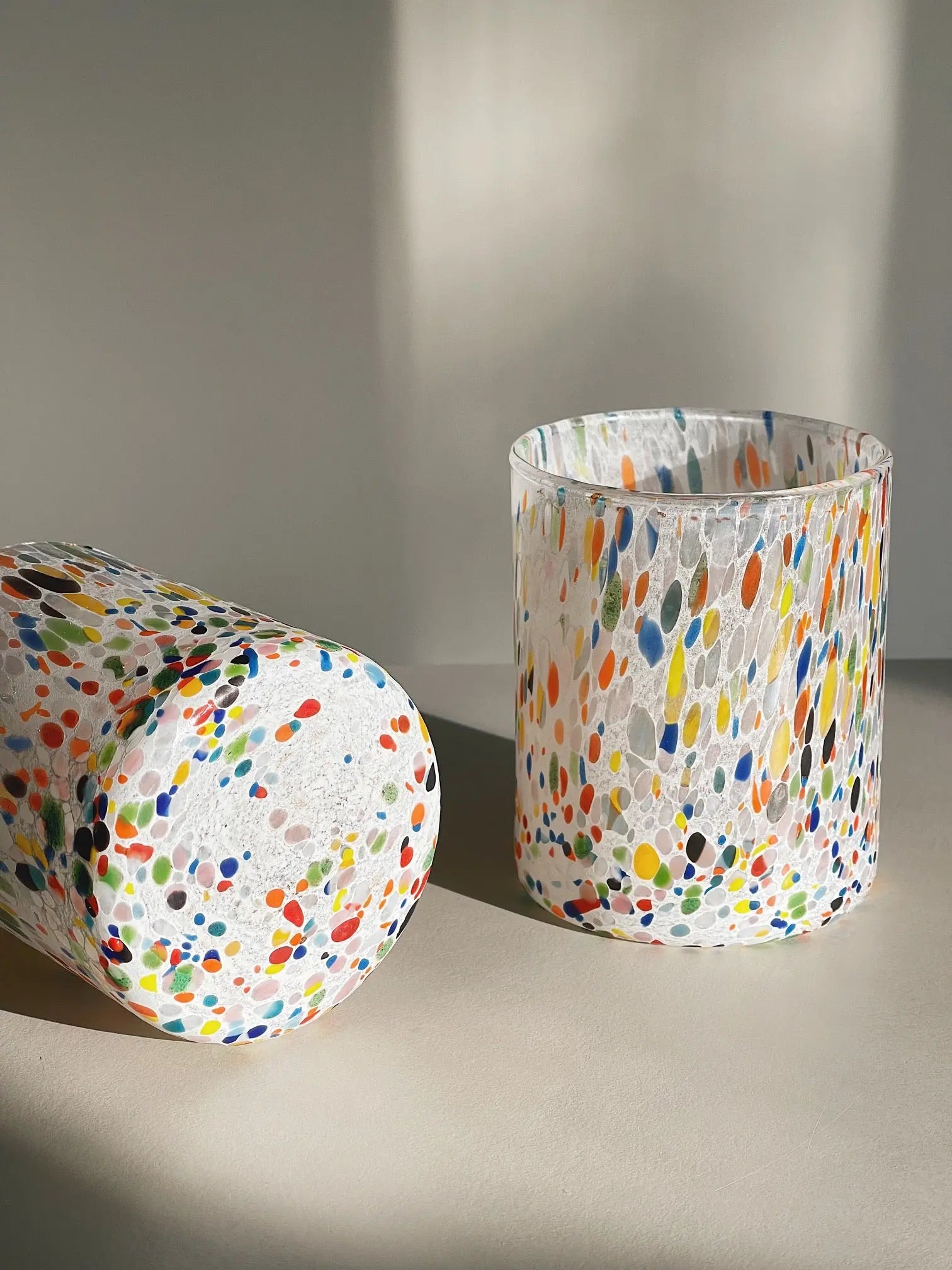 Murano Drikkeglas med flad bund | Tivoli Ø7.5 cm Murano