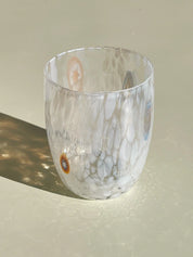 Murano Drikkeglas med rund bund | Hvid Murano