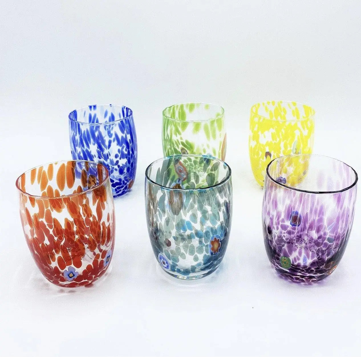 Murano Drikkeglas med rund bund | Lilla Murano