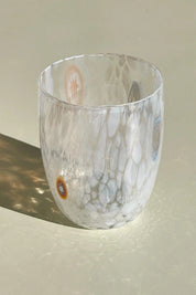 Murano Drikkeglas med rund bund | Hvid Studio Hafnia