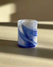 Murano Tumbler Drikkeglas | Blå, lyseblå, lilla, gul, rød og grøn Murano