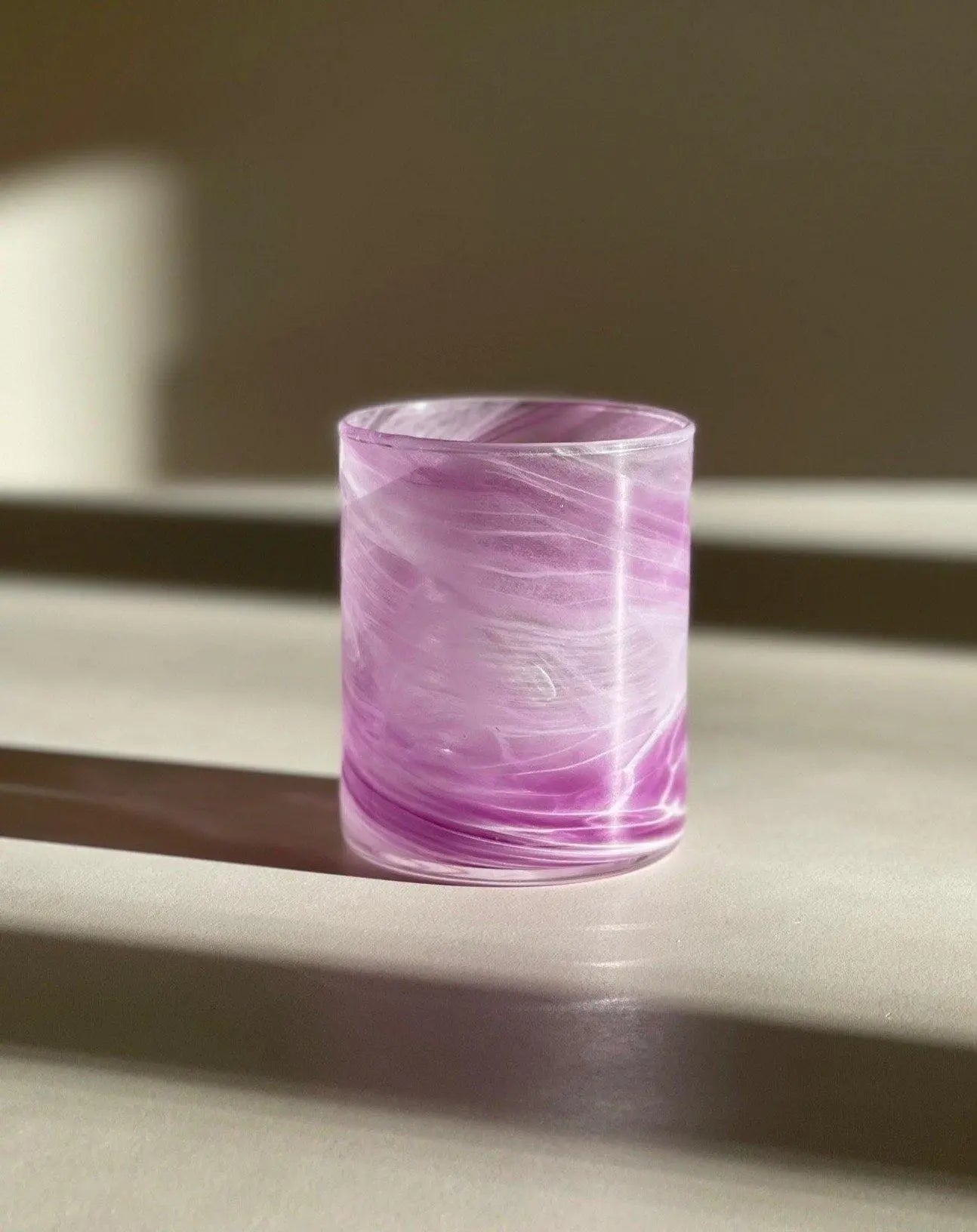 Murano Tumbler Drikkeglas | Blå, lyseblå, lilla, gul, rød og grøn Murano