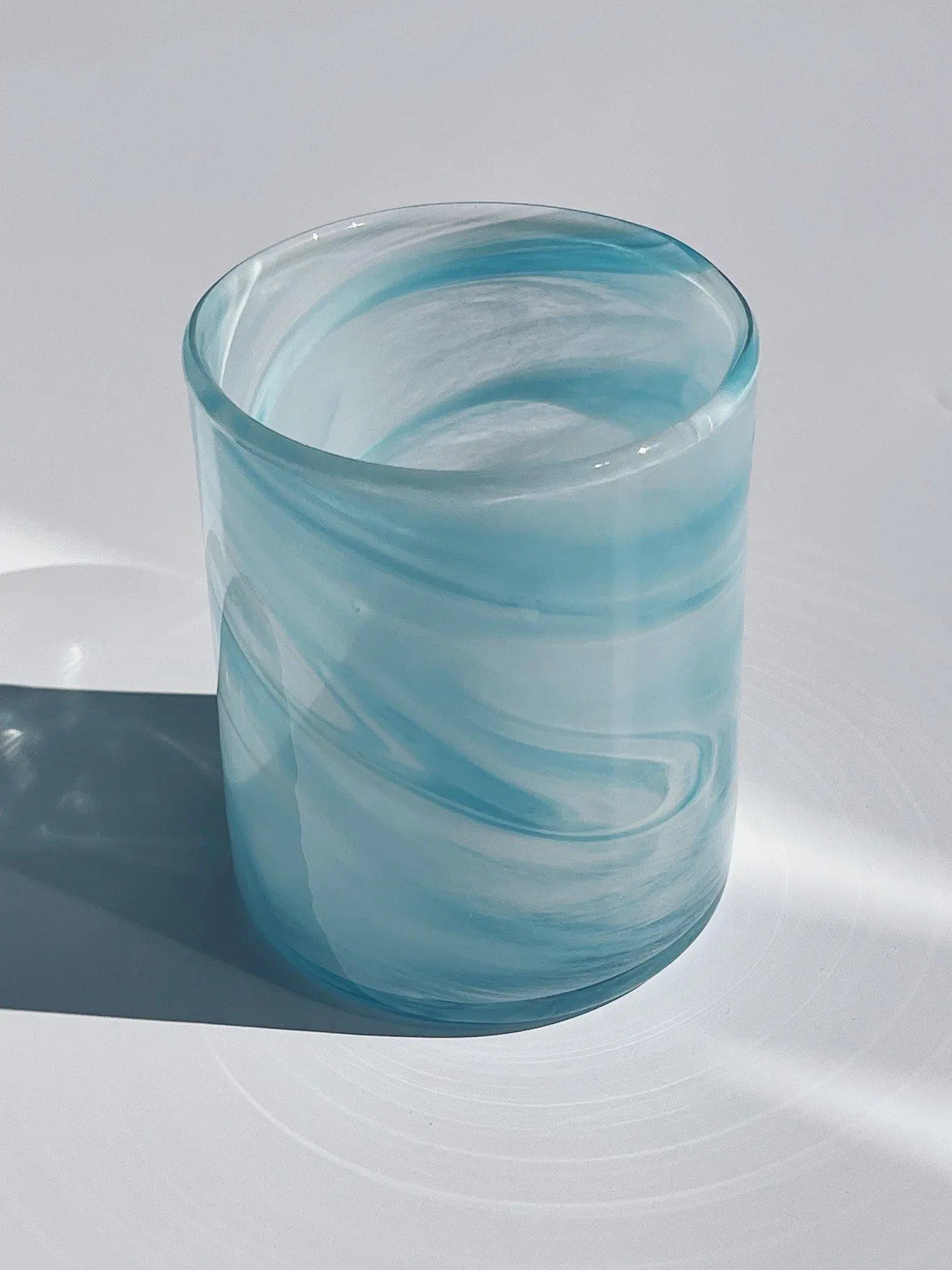 Murano Tumbler Drikkeglas | Blå, lyseblå, lilla, gul, rød og grøn Murano