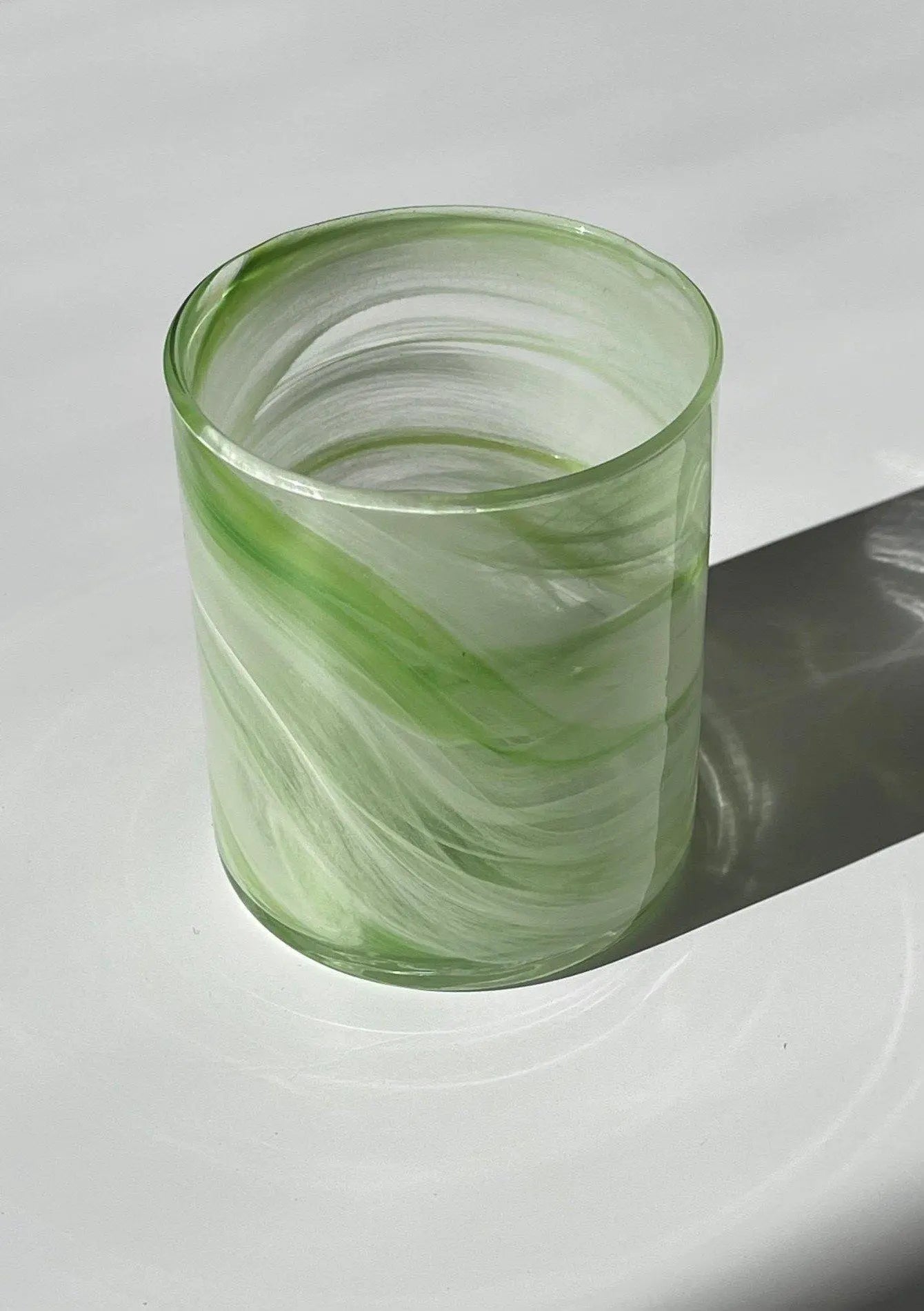 Murano Tumbler Drikkeglas | Blå, lyseblå, lilla, gul, rød og grøn Murano
