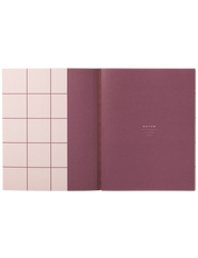 Notem studio, Uma notesbog flat lay, Softcover large, Rose Notem studio