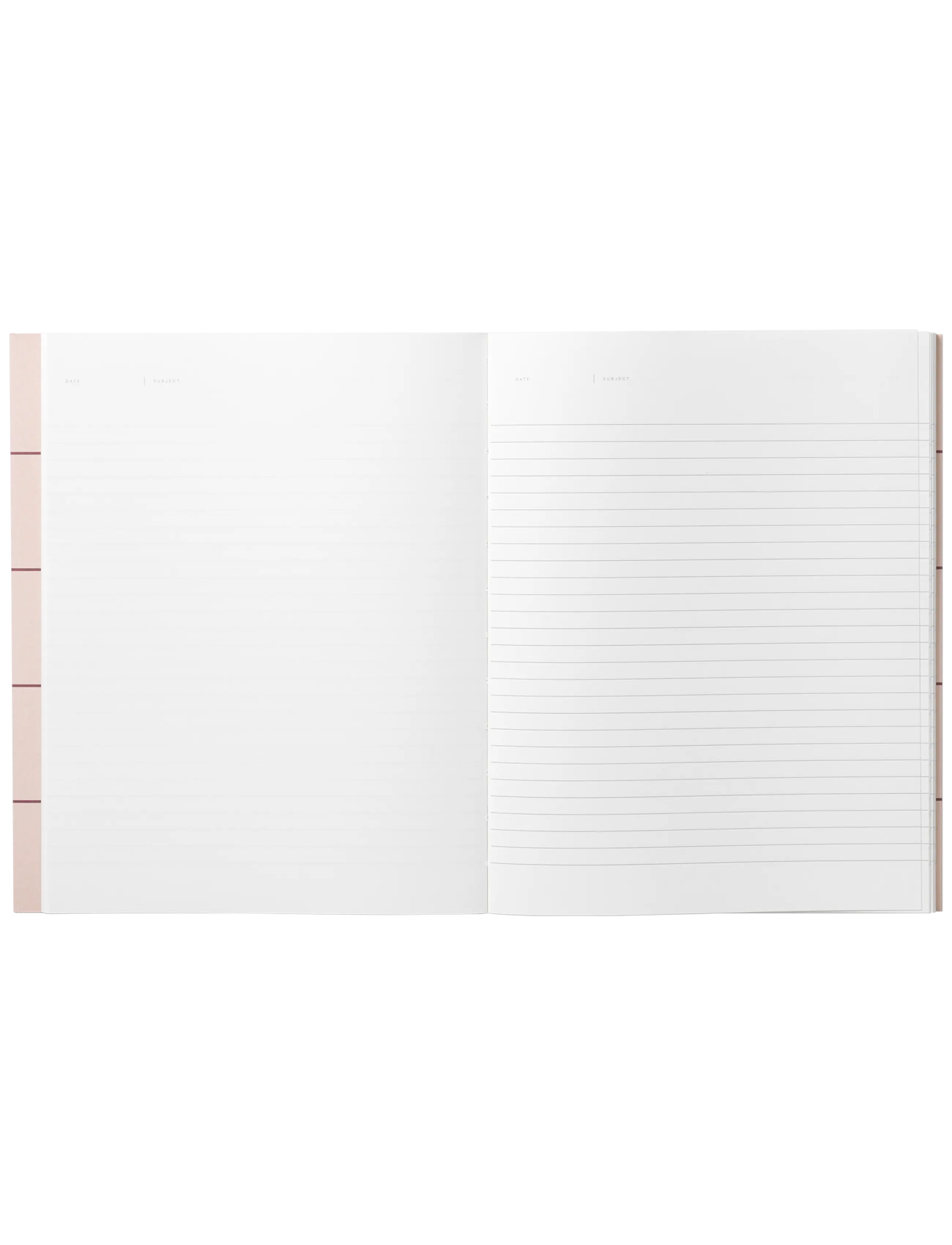Notem studio, Uma notesbog flat lay, Softcover large, Rose Notem studio