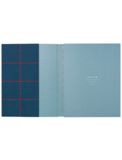 Notem studio, Uma notesbog flat lay, Softcover medium, Dark Blue Notem studio