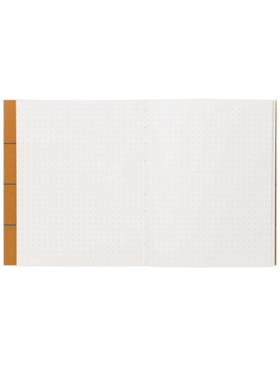 Notem studio, Uma notesbog flat lay, Softcover medium, Ochre Notem studio