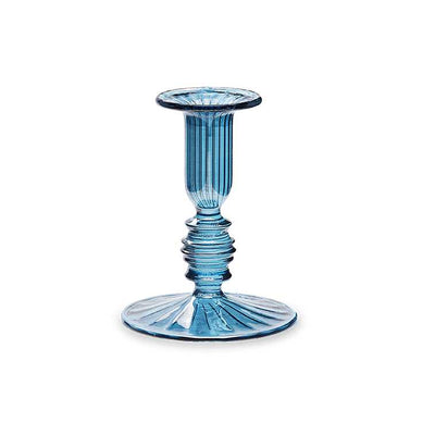 Ocean lysestage i glas fra anna + nina | Blå, 11 cm anna+nina