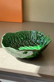 Portugisisk Håndmalet Skål | Salatblad Studio Hafnia