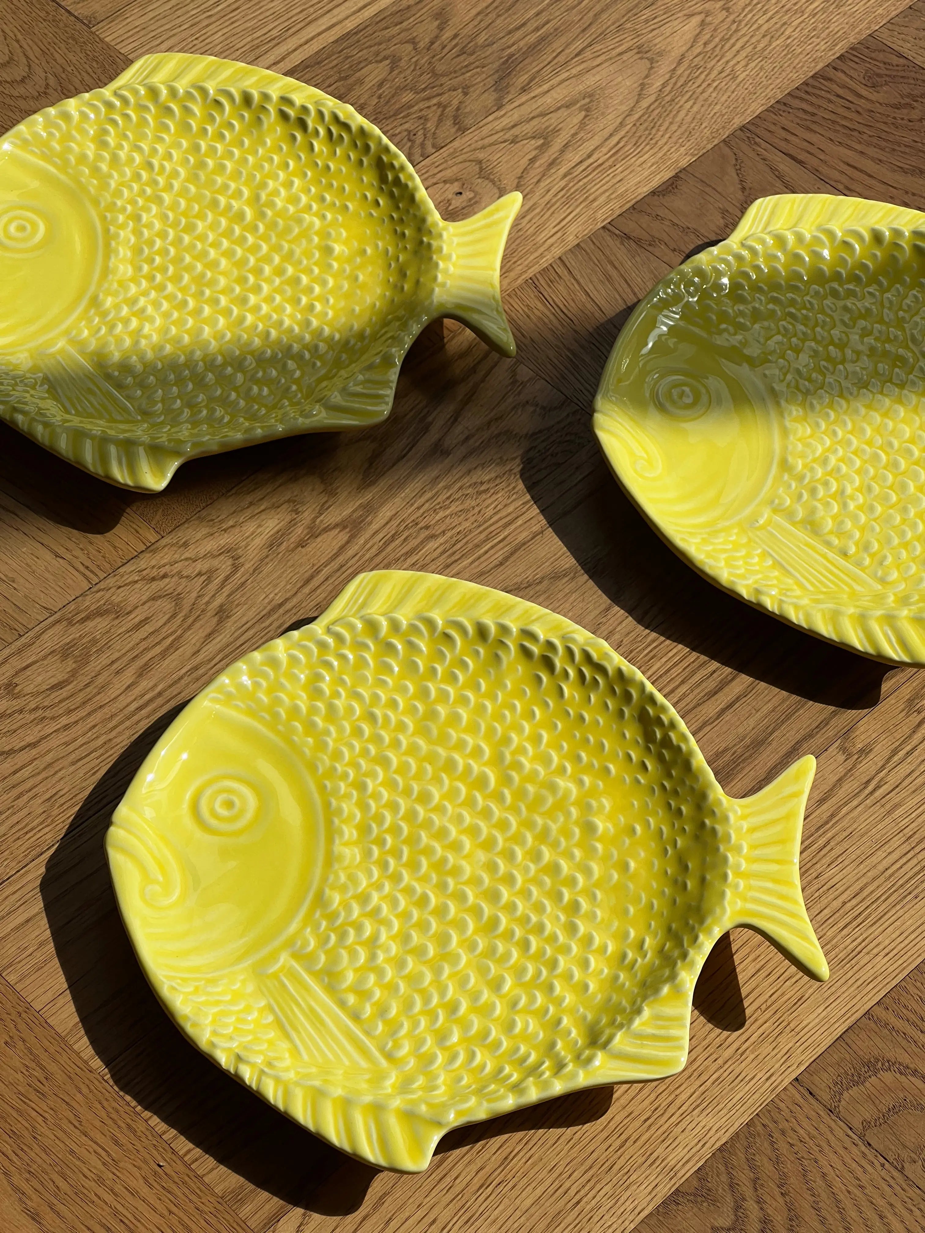 Portugisisk fiskefad | Gul 22cm Studio Hafnia