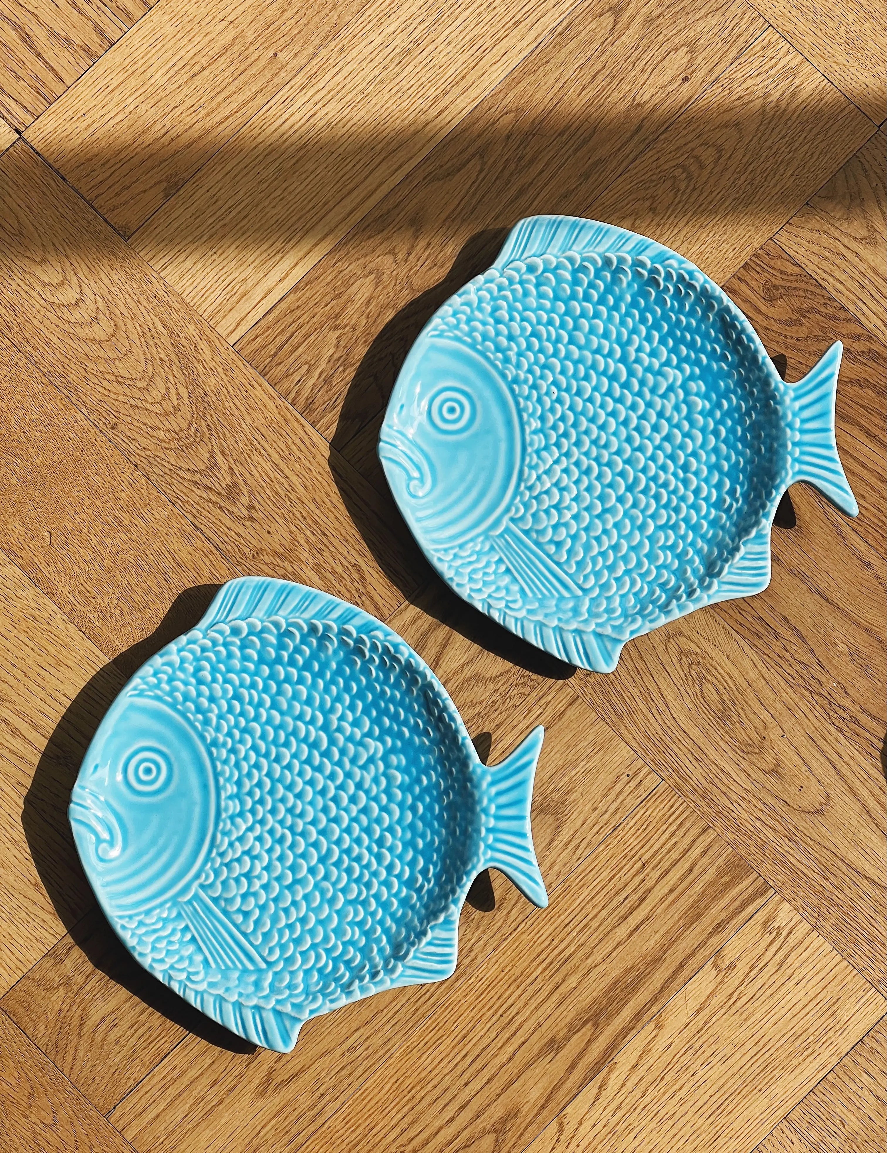 Portugisisk fiskefad | Lyseblå 22cm Studio Hafnia