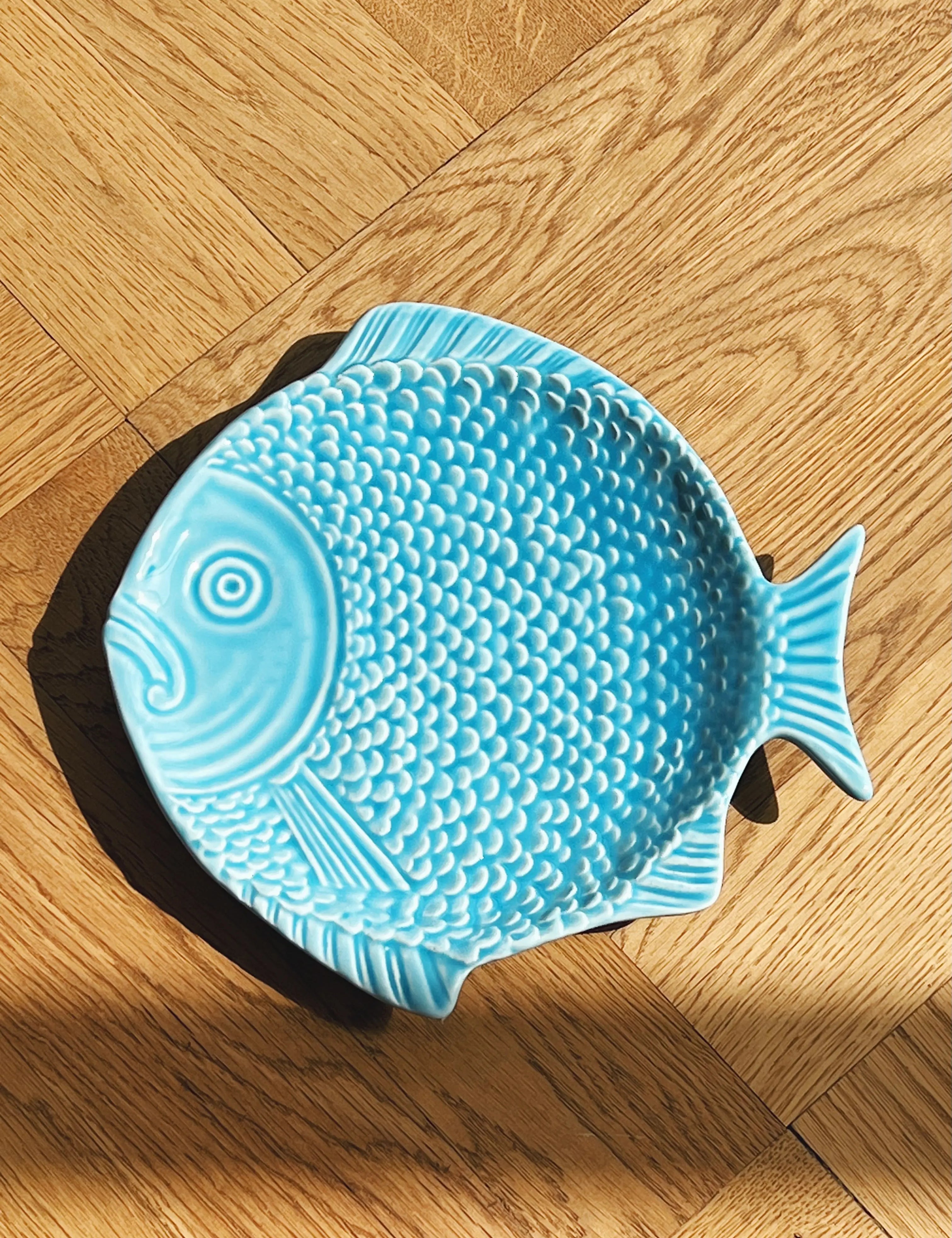 Portugisisk fiskefad | Lyseblå 22cm Studio Hafnia