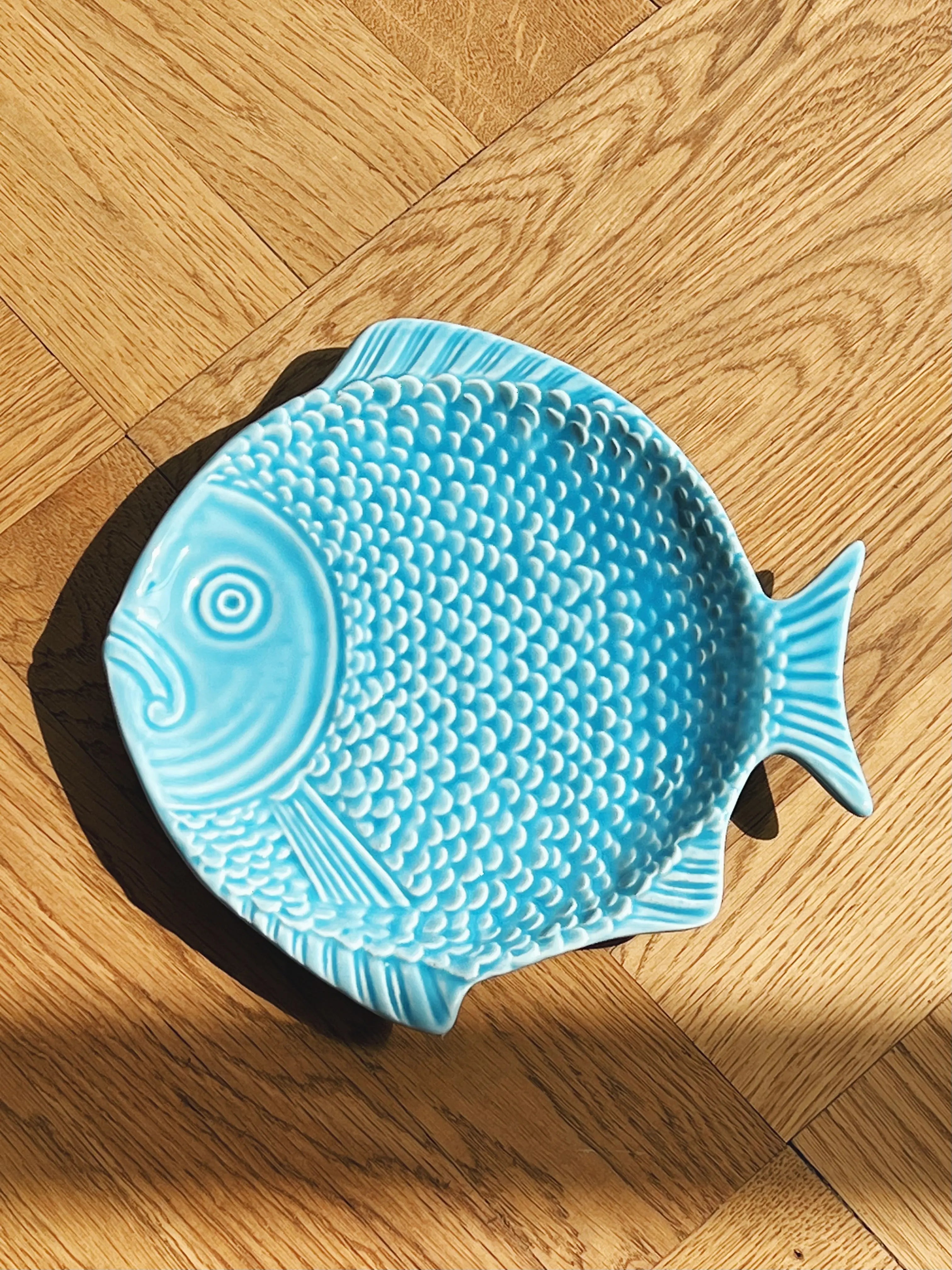 Portugisisk fiskefad | Lyseblå 22cm Studio Hafnia