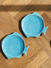 Portugisisk fiskefad | Lyseblå 22cm Studio Hafnia