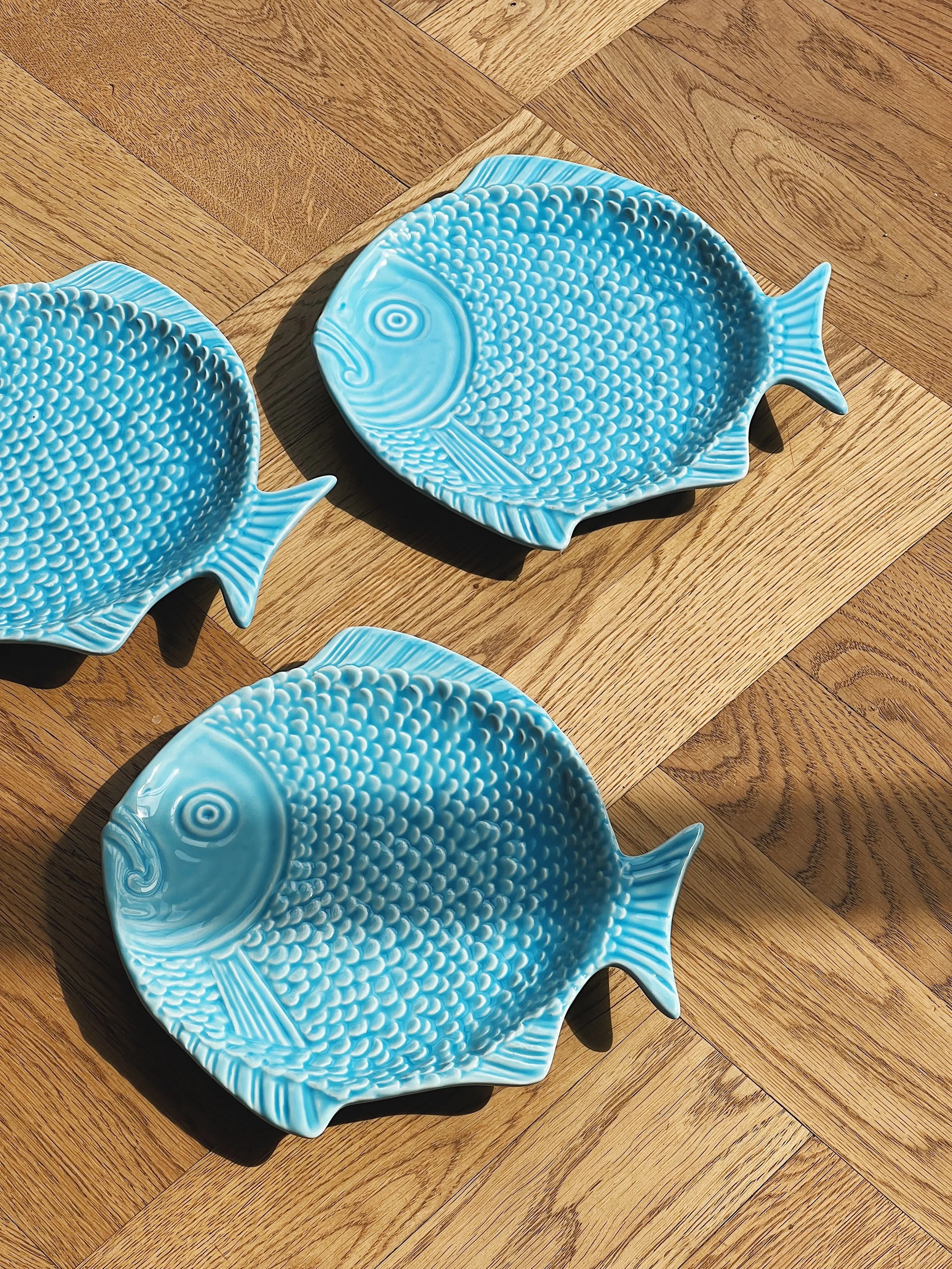 Portugisisk fiskefad | Lyseblå 22cm Studio Hafnia