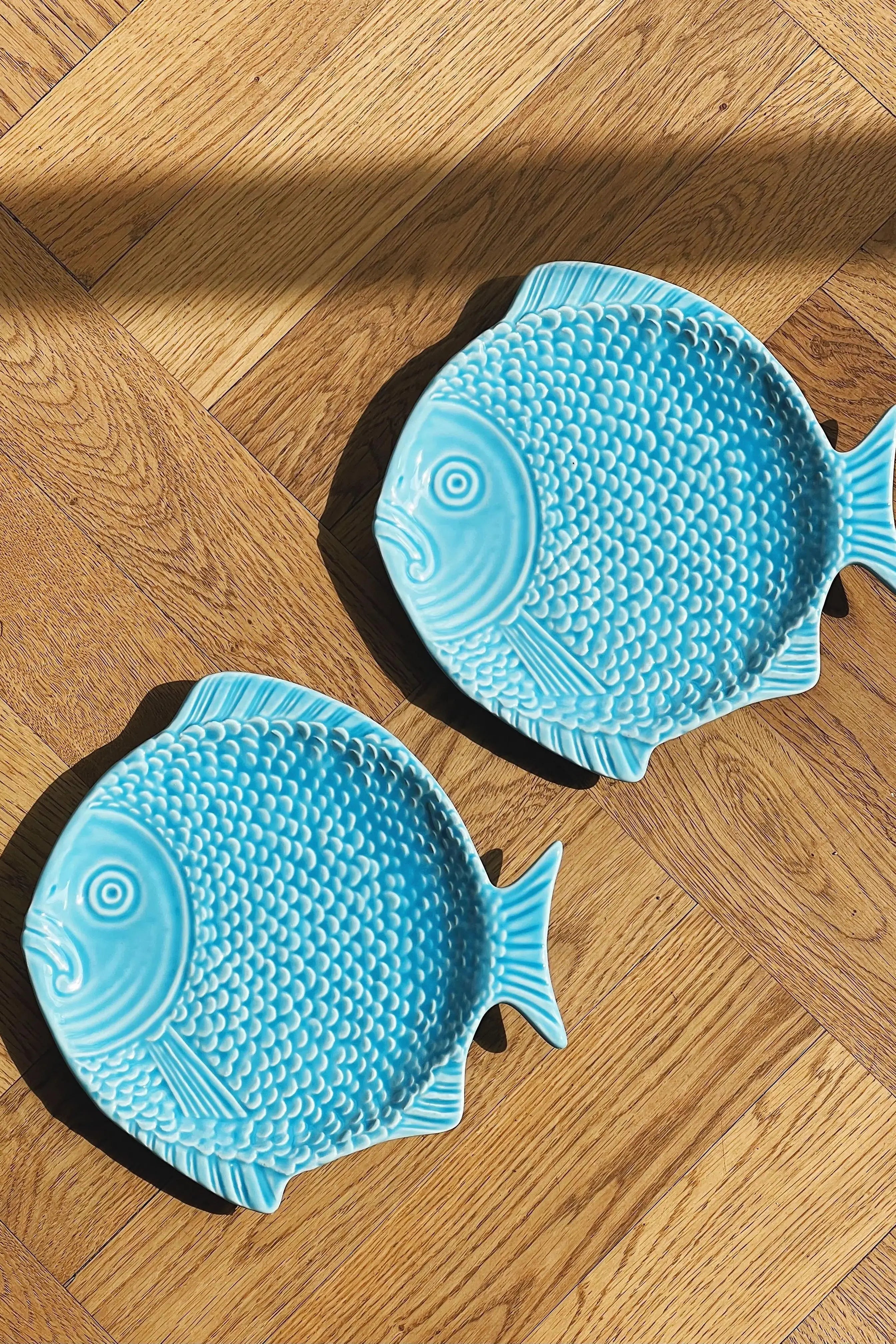 Portugisisk fiskefad | Lyseblå 22cm Studio Hafnia