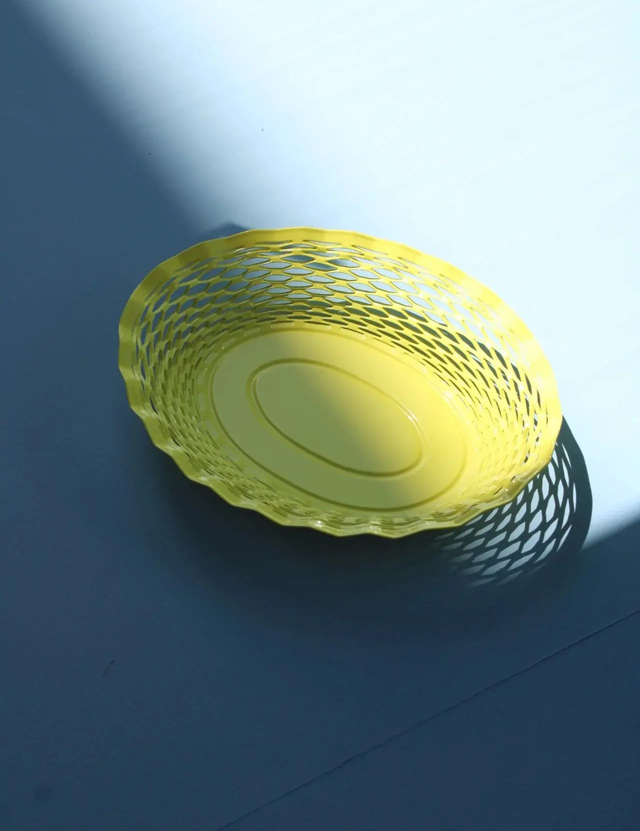 Roger Orfevre - Brødkurv oval | Gul Roger Orfevre