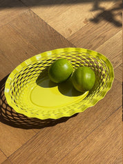 Roger Orfevre - Brødkurv oval | Gul Roger Orfevre