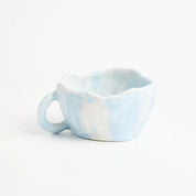 The Big Sea Mug | Lyseblå og hvid Studio Hafnia