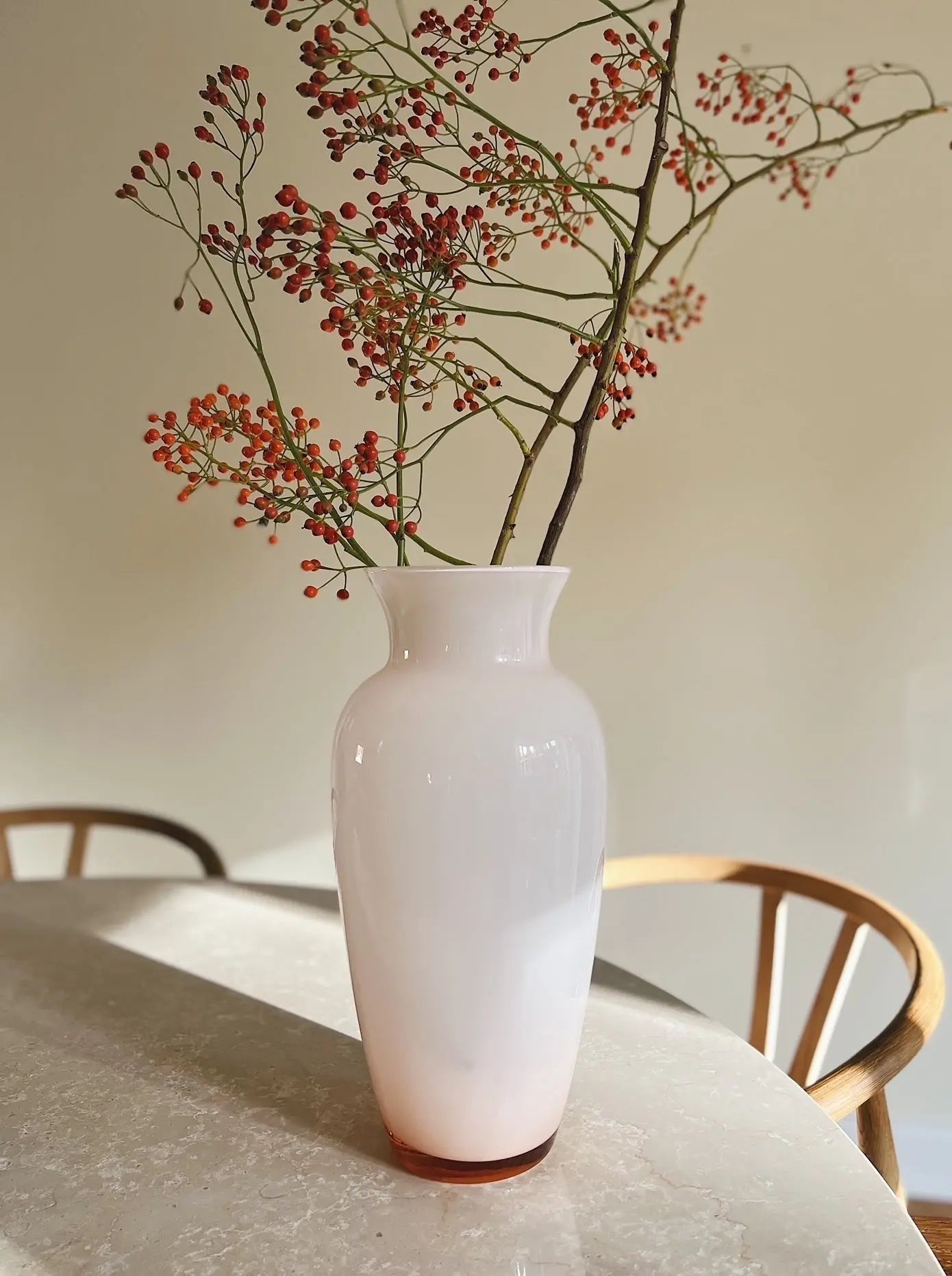 Vintage Murano Vase | Lys Rosa H35 cm Murano