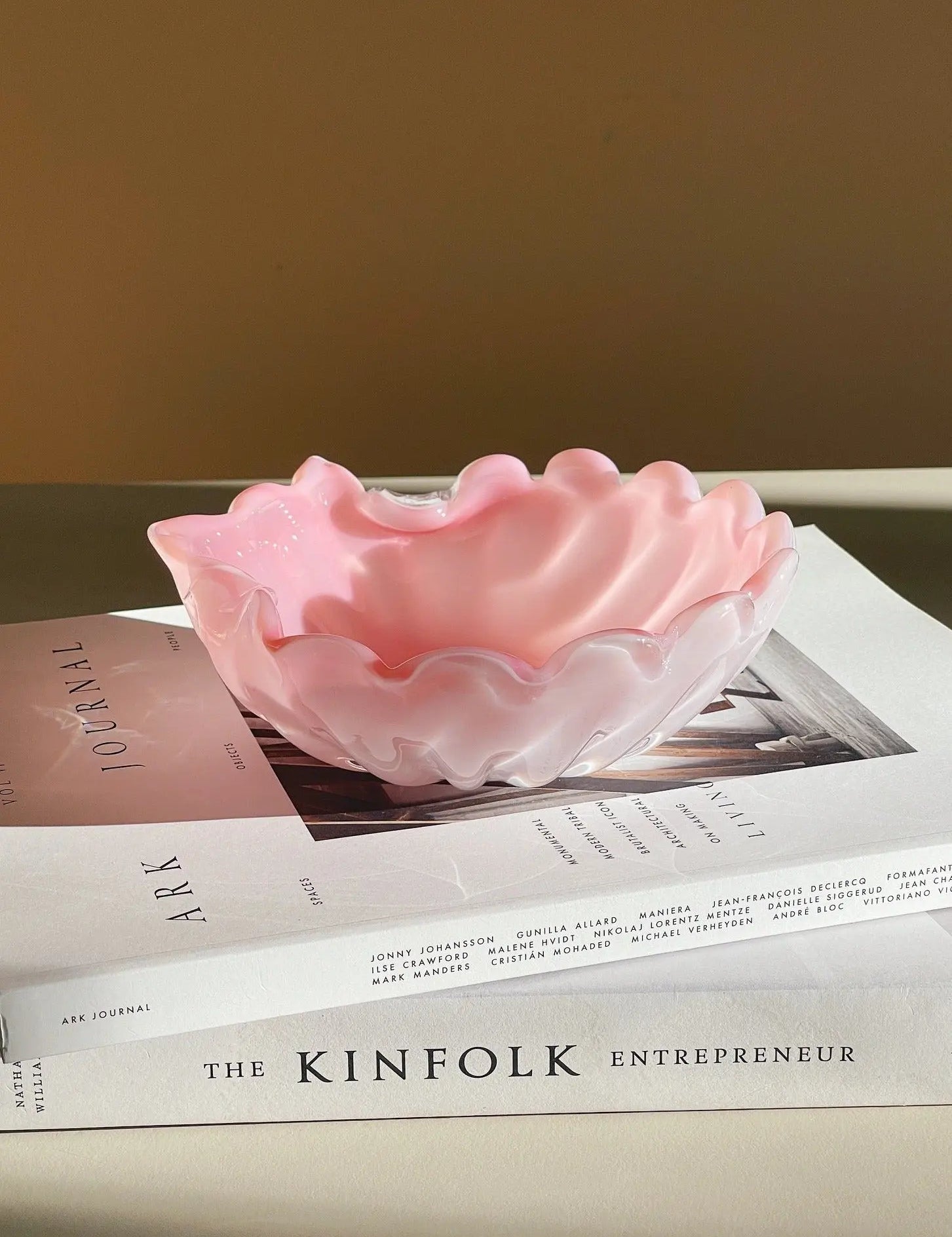 skål | Lys pink Murano