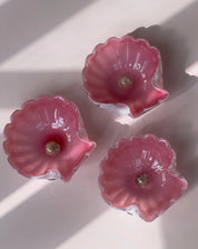 Vintage Murano musling/skål | Lys pink Murano