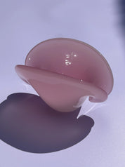 Vintage Murano musling/skål | Lys pink Studio Hafnia