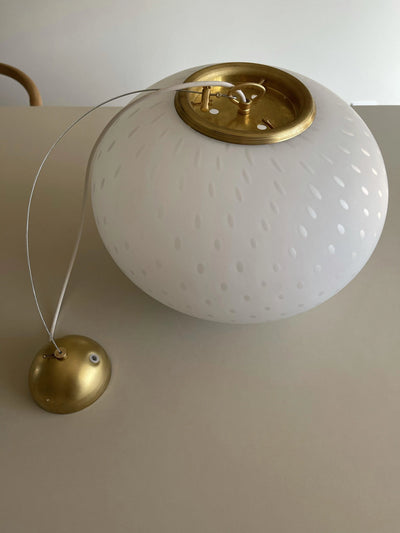 Vintage murano oval loftslampe | Ø42 cm Murano