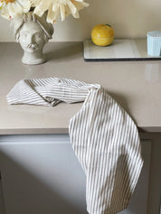 Viskestykke | Sorte/Hvide Striber Studio Hafnia