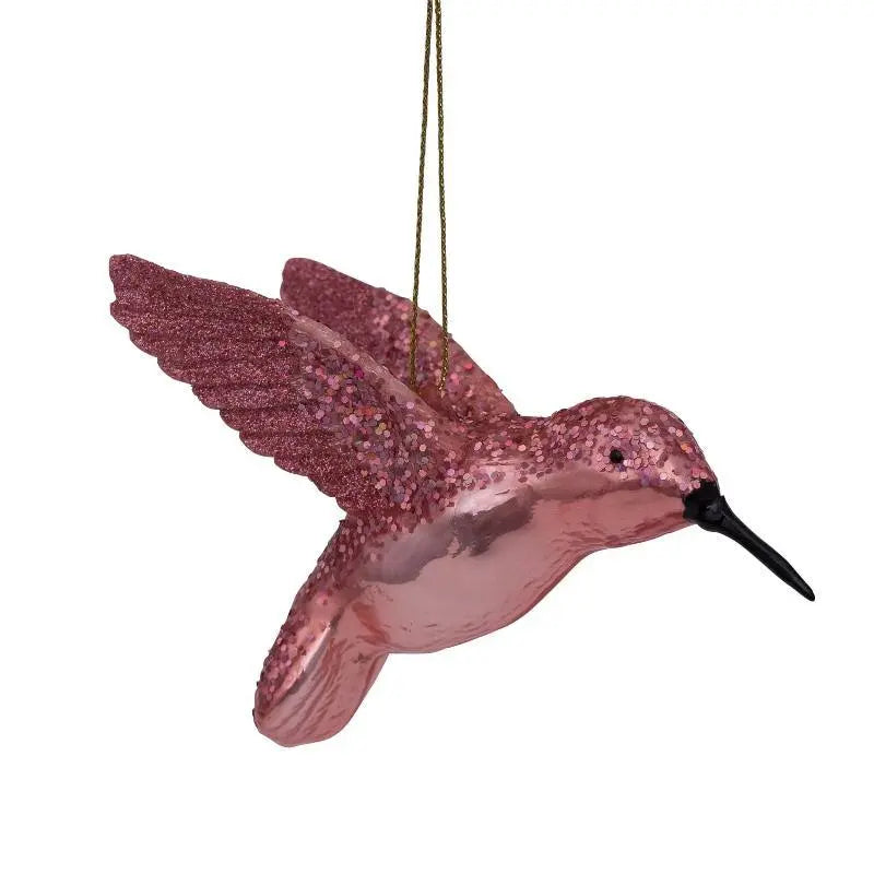Vondels glas ornament | Pink kolibri Vondels