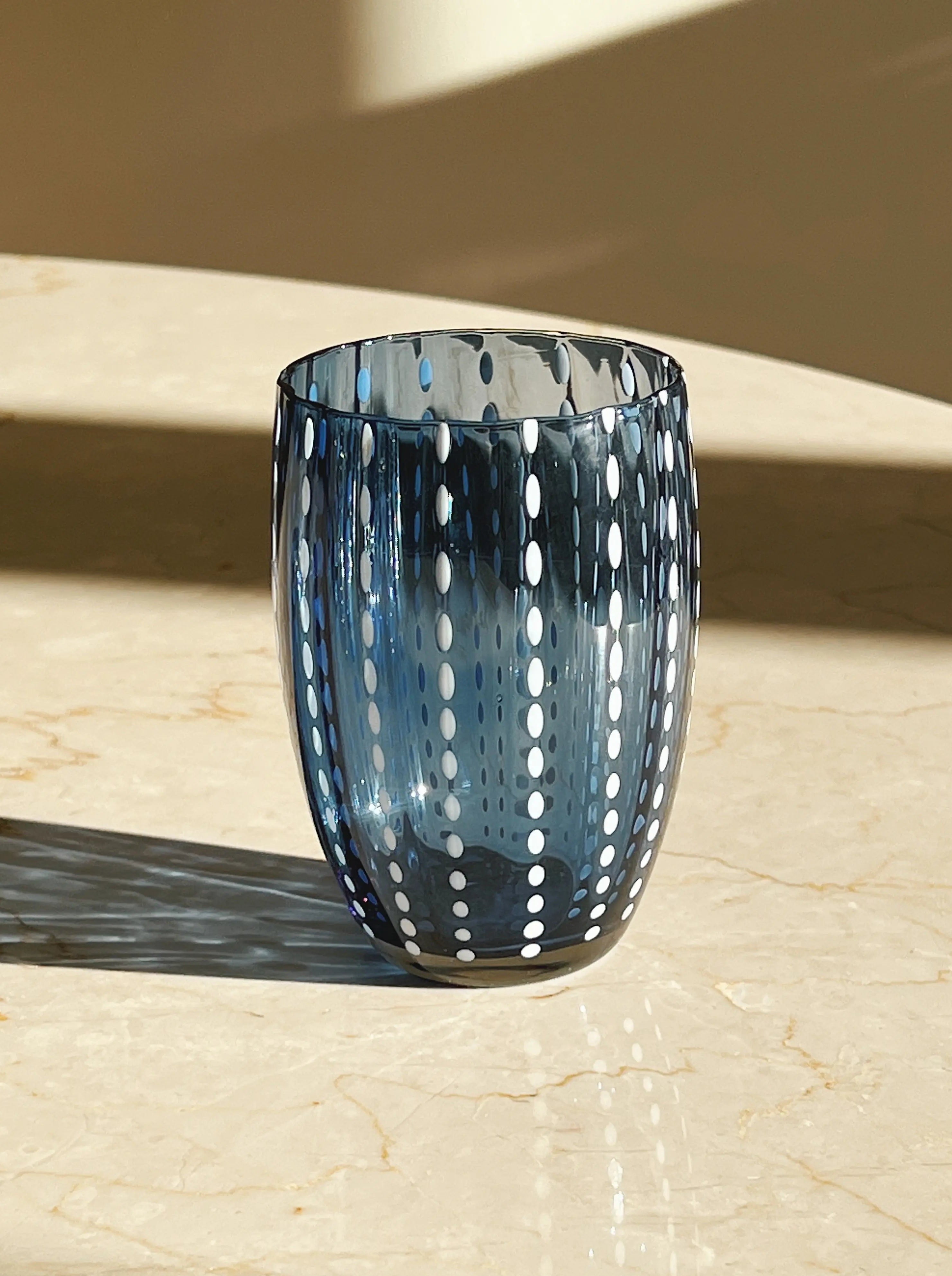 blå prikker - 2 stk. Zafferano