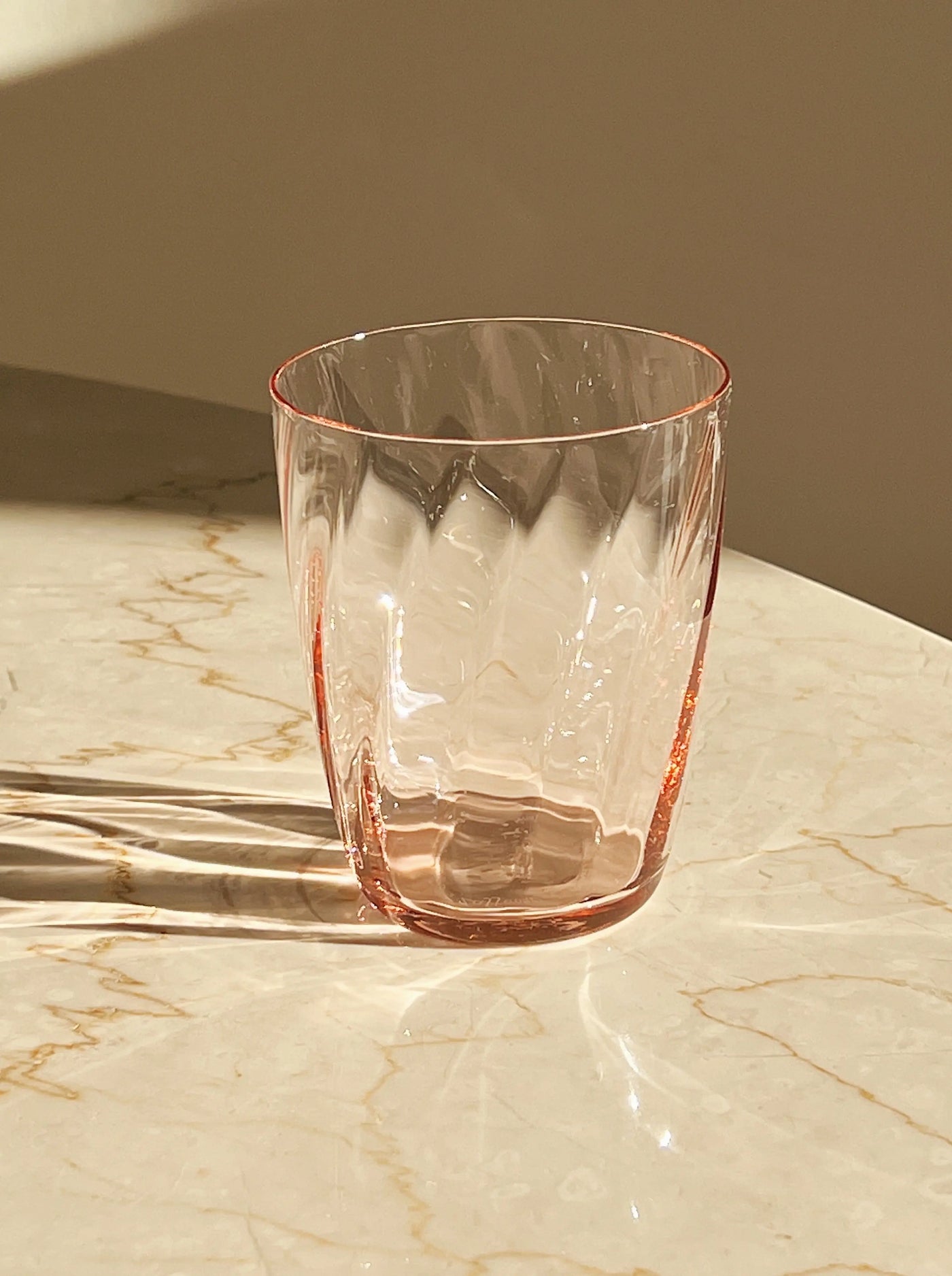 Zafferano - Torson vandglas | Rosa swirl - 2 stk. Zafferano
