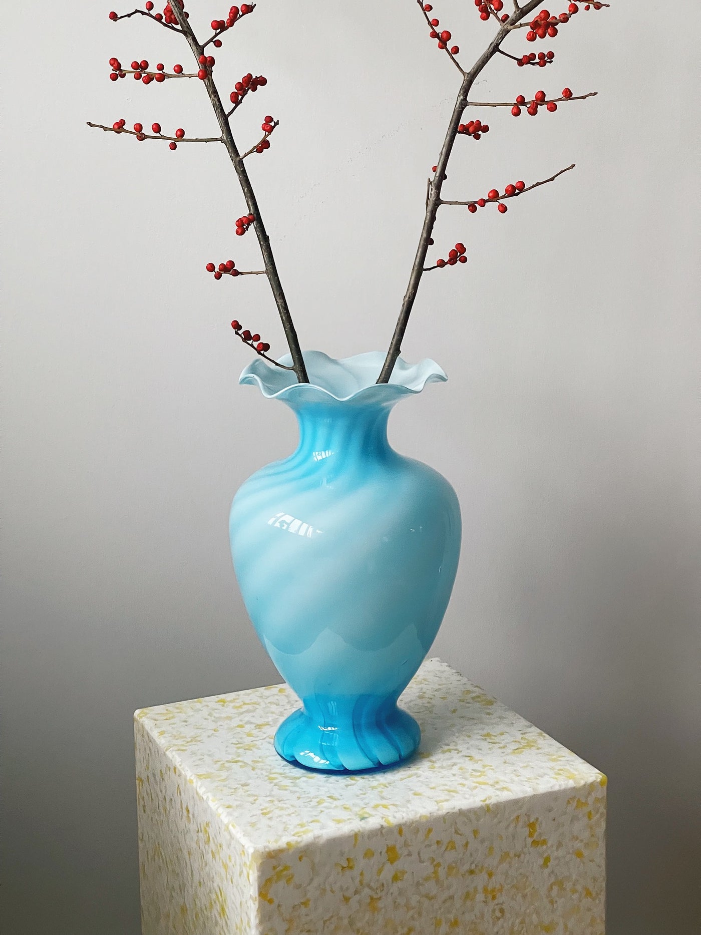 Vintage Murano Vase | Blå Murano